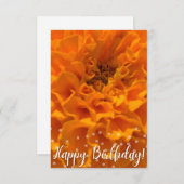 Zの「ハッピーバースデー」カードのヒント サンキューカード (正面/裏面)