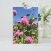 Zの「フローラ・ピンク」カードのヒント サンキューカード (スタンド正面)