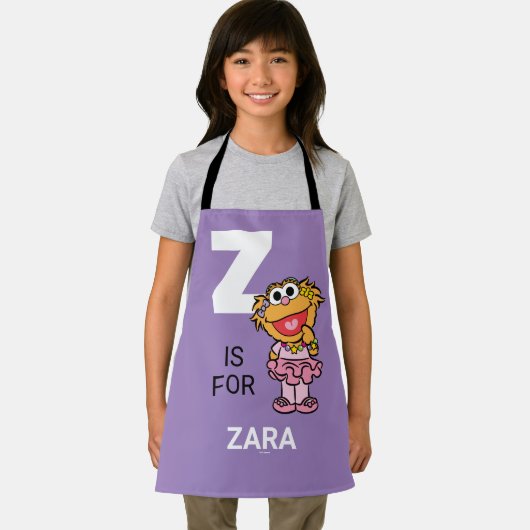 Zはゾーイの |名前の追加 エプロン (インサイチュ)