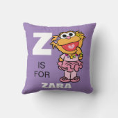 Zはゾーイの |名前の追加 クッション (裏面)