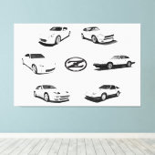 Zカーズ伝統版 キャンバスプリント (インサイチュ (ウッドフロア))