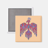 Zサンダーバード先住民アメリカンシンボルマグネット マグネット (正面/裏面)