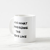 zタス素晴らし、 コーヒーマグカップ (正面左)