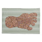 Zビッグフットのサスカッチトラックカッコいいの寝室の装飾者 枕カバー (裏面-左)