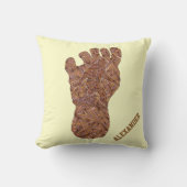 Zビッグフットのサスカッチトラックパーソナライズな家の装飾 クッション (正面)