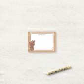 ZビッグフットのサスカッチトラックBigfooterのノート ポストイット (デスク上)