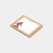 Zビッグフットの歩くのサスカッチのおもしろいのBigfooterのノート ポストイット (アングル)