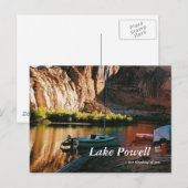 Zファイナル写真013レイクパウエル…考えない… ポストカード (正面/裏面)