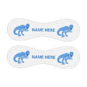 ZブルーTレックスカラフル先史時代の動物 野球ボール (パネル)