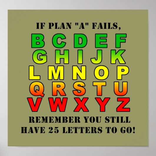 'Z'ポスターを通じて'B'を計画 ポスター (正面)