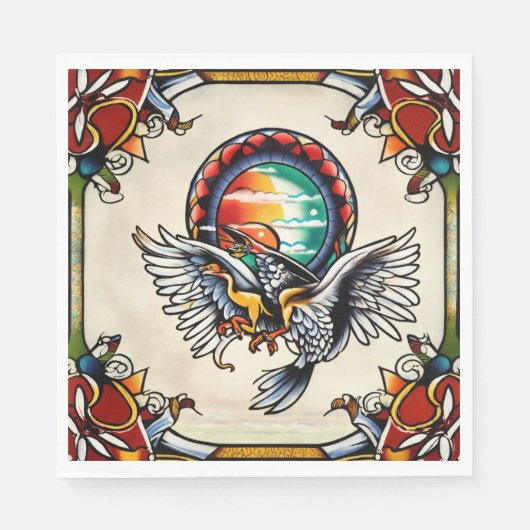 Z上のオンラインストアのタイトルアイディアをいくつか紹介する スタンダードランチョンナプキン (正面)