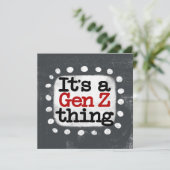 Z世代のグリーティングカードだ カード (スタンド正面)