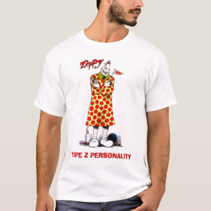 Z人格Tシャツをタイプして下さい Tシャツ