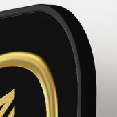 Z金ゴールドイニシャルピックボール ピックルボールラケット (左詳細)