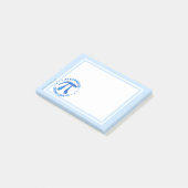 Z青いPiの記号の数学のギークのおたくのギークはPiを好みます ポストイット (アングル)