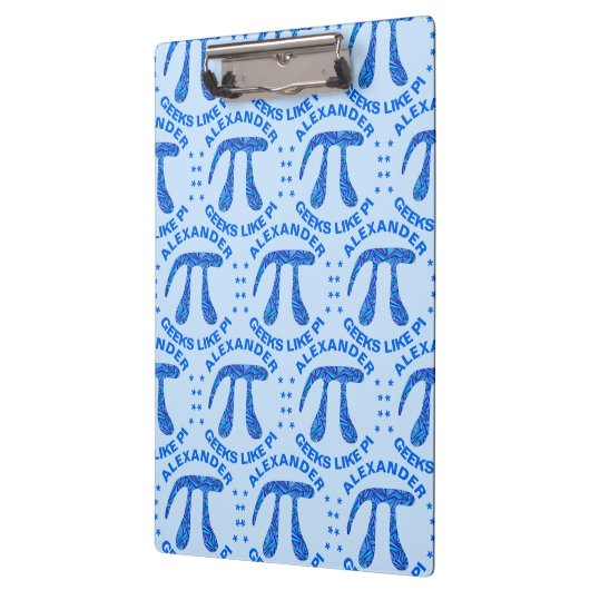 Z青いPiの記号の数学のギークパターンギークはPiを好みます クリップボード (左)