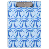 Z青いPiの記号の数学のギークパターンギークはPiを好みます クリップボード (正面)