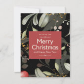 z100daysxmas,森,木,水彩の森,ハイキング,h シーズンカード (正面)