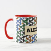 Z12-Alexander Brooks Mug – Custom Geometric Design マグカップ (左)