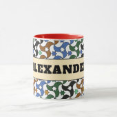 Z12-Alexander Brooks Mug – Custom Geometric Design マグカップ (中央)