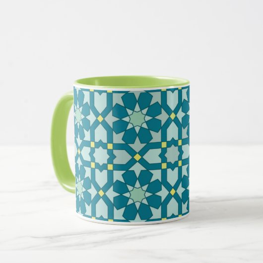 Z5-Geometric Azulejo マグカップ (正面左)