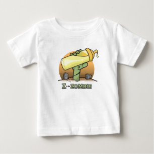 "Z"はゾンビの"ボトル"の幼児Tシャツのためです ベビーTシャツ
