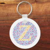 「Z」アイテスト文字 キーホルダー (正面)
