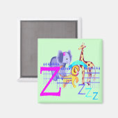 Z – アルファベットマグネット マグネット (正面/裏面)