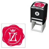 Z -アンティークワックスシールゴシック王座イニシャル文字 セルフインキングスタンプ (インサイチュ)