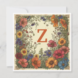 "Z"トリニダード・オレンジ：開花&モノグラム シーズンカード