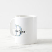 Z-7 Geometric Letter D Mug コーヒーマグカップ (正面左)