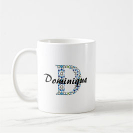 Z-7 Geometric Letter D Mug コーヒーマグカップ