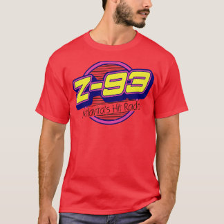 Z 93アトランタヒットレトロ消滅ラジオ局 Tシャツ