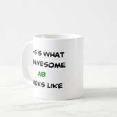 z ab素晴らし、 コーヒーマグカップ (正面左)