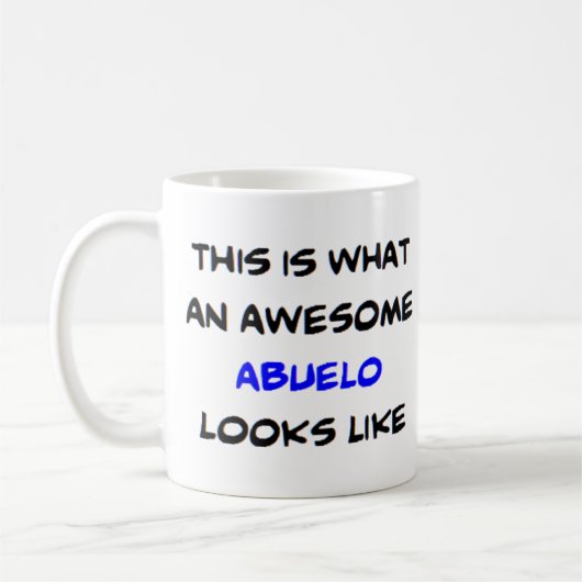 z abuelo 素晴らし. コーヒーマグカップ (左)