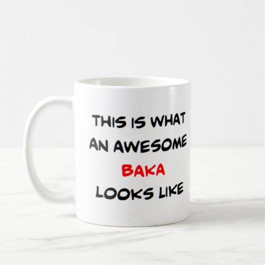 z baka 素晴らし、 コーヒーマグカップ (左)