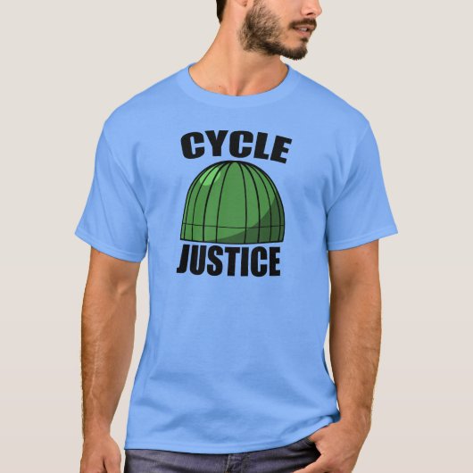 Z - Cycle Justiceアニメ最大楽しみライダー Tシャツ (正面)