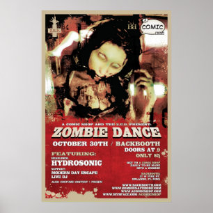 Z.E.D. ゾンビのダンス ポスター