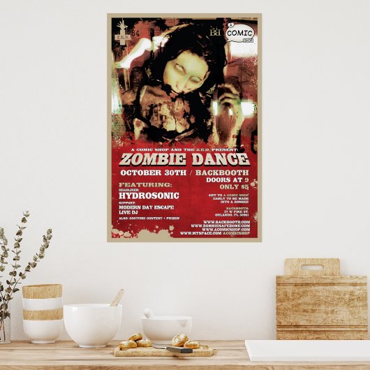 Z.E.D.ゾンビダンス ポスター (キッチン)