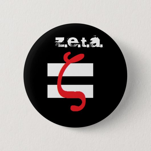 Z.E.T.A. ボタン 缶バッジ (正面)