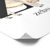 Z for Zebu Poster ポスター (角)