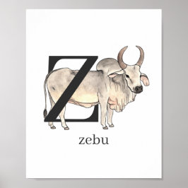 Z for Zebu Poster ポスター