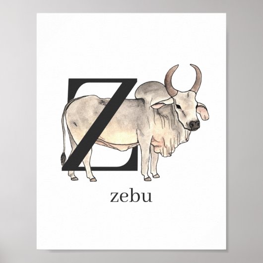 Z for Zebu Poster ポスター (正面)