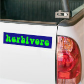 z_herbivore バンパーステッカー (トラック上)