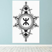 Z imazighen キャンバスプリント (インサイチュ (ウッドフロア))