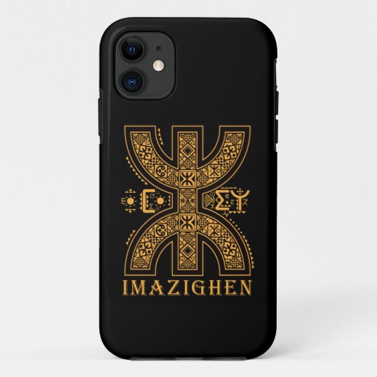 Z imazighen symbole amazigh tifinagh Case-Mate iPhoneケース (裏面)