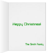 Z LGMのエイリアンはおもしろいなクリスマスのギークのユーモアで信じます (内側(右))