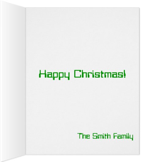 Z LGMのエイリアンはおもしろいなクリスマスのギークのユーモアで信じます (内側(右))