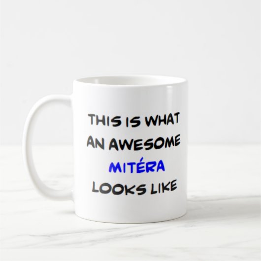 z mitera素晴らし、 コーヒーマグカップ (左)