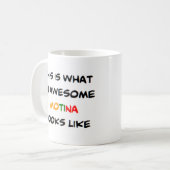 z motina 素晴らし、 コーヒーマグカップ (正面左)